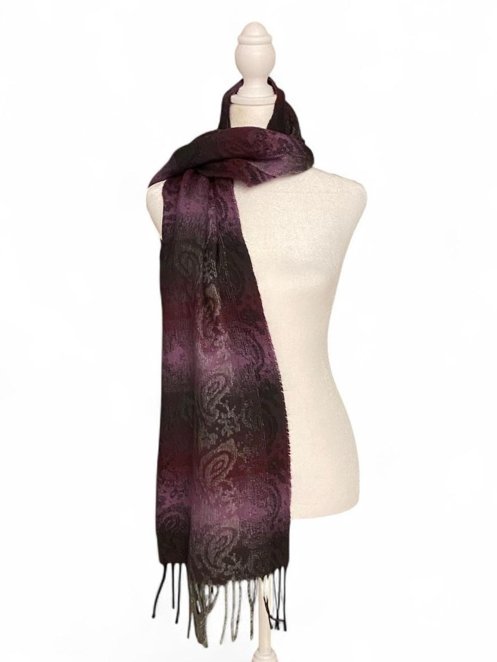 Steven Madden Italy Purple Scarf